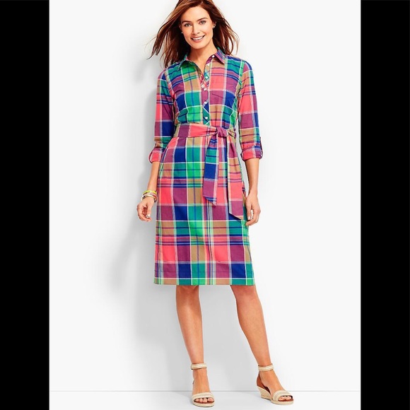 talbots shirt dress